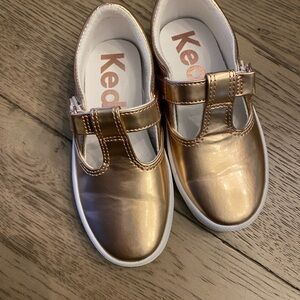 Keds Kids Metallic Gold Dress Shoes
